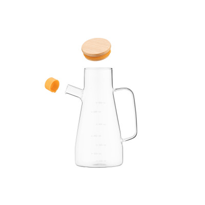 Пляшка для олії та оцту ARDESTO Midori, 650мл, боросилікатне скло, прозорий