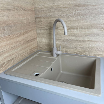 Набір кухонний Adamant Anila, штучний камінь, прямокут., з крилом, 645х495х200мм, чаша - 1, врізна, Сахара + змішувач та дозатор Набір кухонний Adamant Anila, штучний камінь, прямокут., з крилом, 645х495х200мм, чаша - 1, врізна, Сахара + змішувач та дозатор