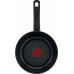 Сковорода Tefal Comfort Max, 20см, нержавіюча сталь, бакеліт, чорний