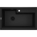 Мийка кухонная Deante Eridan, граніт, прямокутник, без крила, 800х500х214мм, чаша - 1, врізна, графіт металік