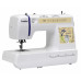 Швейная машина LEADER LAVENDER ,электромех., 70Вт, 22 швейных операций, петля полуавтомат, белый + синий Швейная машина LEADER LAVENDER ,электромех., 70Вт, 22 швейных операций, петля полуавтомат, белый + синий