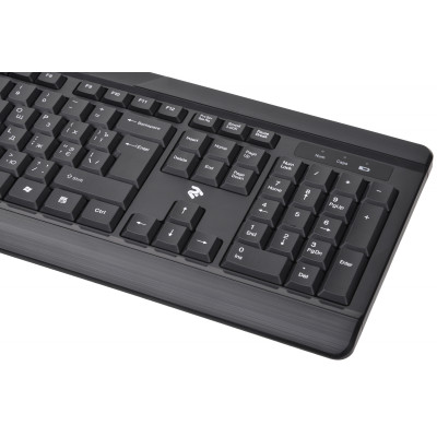 Комплект клавиатура и мышь 2E MK410 WL, EN/UK/RU, черный