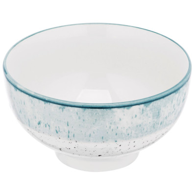 ARDESTO Салатник Siena, 11.5см, порцеляна, біло-блакитний ARDESTO Салатник Siena, 11.5см, порцеляна, біло-блакитний