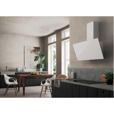 Faber Витяжка похила, 80см, 1169м3г, Tweet Ev8 Led Wh A80, білий Faber Витяжка похила, 80см, 1169м3г, Tweet Ev8 Led Wh A80, білий