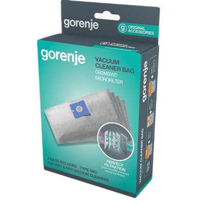 Универсальные мешки Gorenje GB3 микрофибра 4 шт 730636 (GB3)