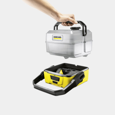 Минимойка низкого давления Karcher OC 3 PLUS CAR, 5бар, 120л/ч, шланг 2.8м, бак для воды 7л, вес 2.2кг(1.680-034.0)
