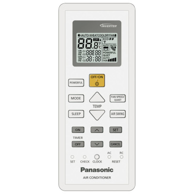 Кондиціонер Panasonic Super Compact BZ 52м2 інвертор 18000BTU 5.0кВт A++/A+ -15°С R32 білий