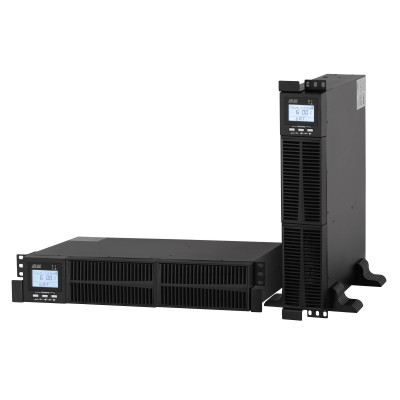 Источник бесперебойного питания 2E OD1000RT, 1000VA/900W, RT2U, LCD, USB, 3xSchuko (2E-OD1000RT)