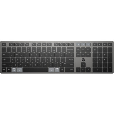 Комплект клавіатура та миша HP 720 Multi-Device Rechargeable, BT, EN/UK, чорний