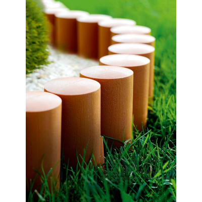 Cellfast Газонна огорожа MAXI, 3 елементи, 2.1м, цегляний