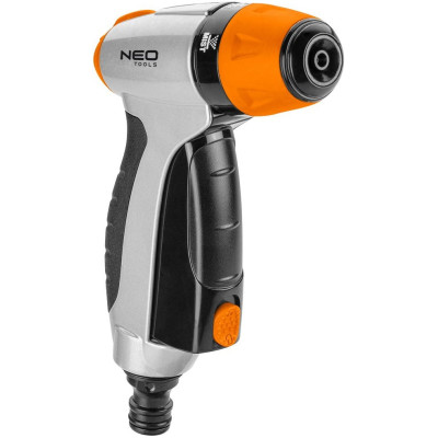 Зрошувач ручний Neo Tools, пістолетний, 3 функції, блокування Зрошувач ручний Neo Tools, пістолетний, 3 функції, блокування