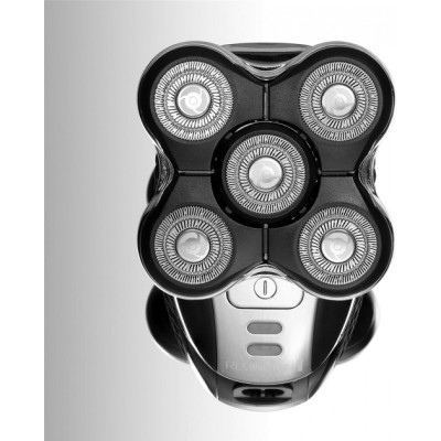 Бритва електр. для голови Remington роторна Ultimate Series RX5,  бритв.головок-5, сух.+волог., тример, кейс, чорний