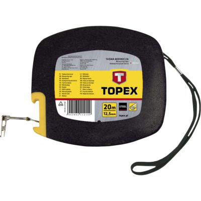 Topex Стрічка вимірювальна, сталева, 12.5мм х 20м Topex Стрічка вимірювальна, сталева, 12.5мм х 20м