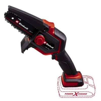 Einhell Пила ланцюгова акумуляторна GE-PS 18/15 Li BL - Solo, PXC 18В, безщіткова, шина 158 мм, різ 125 мм, 4.8 м/с, 1.1 кг (без АКБ і ЗП)