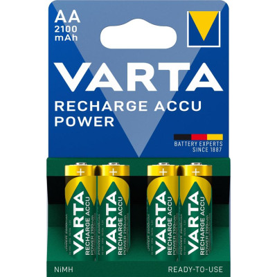Акумулятор Varta NI-MH Power AA 2100 мА•г, 4шт
