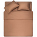 Простирадло ARDESTO Mix&Match, 180х240см, 100% бавовна, сатин, коричневий