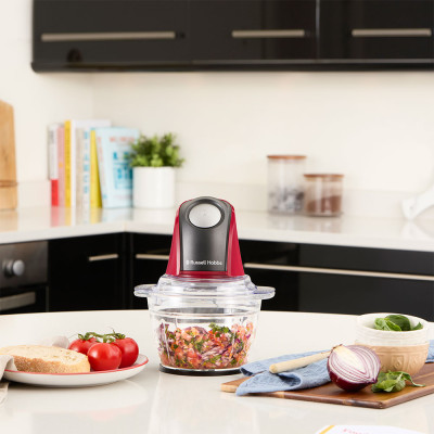 Измельчитель Russell Hobbs Desire Red, 200Вт, чаша-500мл, стекло, корпус-пластик, красный