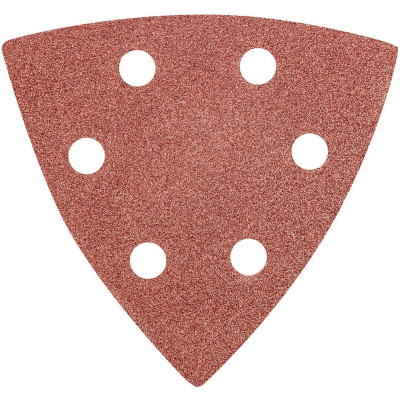 Шліфувальний папір трикутний GRAPHITE, тип DELTA 93x93мм, K80, на липучці, 5шт