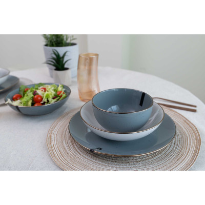 ARDESTO Салатник Bagheria, 14 см, Grey, кераміка ARDESTO Салатник Bagheria, 14 см, Grey, кераміка