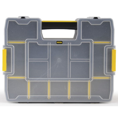 Органайзер Stanley Sort Master Junior, 14 відділень, регульовані перегородки, 6.7х37.5x29.2см, пластик Органайзер Stanley Sort Master Junior, 14 відділень, регульовані перегородки, 6.7х37.5x29.2см, пластик
