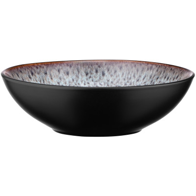 Тарілка супова ARDESTO Bolzano, 630мл, 18см, кераміка, чорно-коричневий