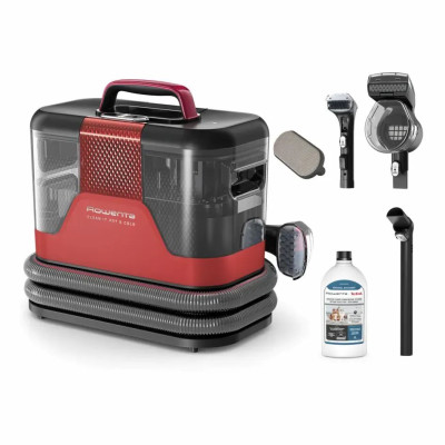 Пилосос Rowenta миючий Clean It Hot & Cold, 1150Вт, конт пил -1,5л, вода -2,3л, 13500 Па, 2 насадки, чорно-червоний Пилосос Rowenta миючий Clean It Hot & Cold, 1150Вт, конт пил -1,5л, вода -2,3л, 13500 Па, 2 насадки, чорно-червоний