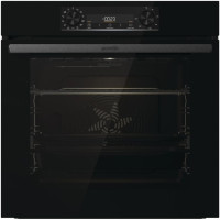 Духова шафа Gorenje електрична, 77л, A+, пара, дисплей, чорний