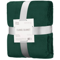 Плед ARDESTO Flannel 160х200см, 100% поліестер, смарагдовий