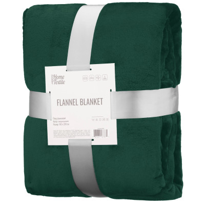Плед ARDESTO Flannel 160х200см, 100% поліестер, смарагдовий Плед ARDESTO Flannel 160х200см, 100% поліестер, смарагдовий