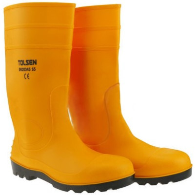 Чоботи гумові Tolsen, 43р, з стальним захистом Чоботи гумові Tolsen, 43р, з стальним захистом