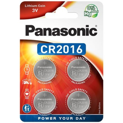 Батарейка Panasonic CR 2016 BL 4шт Батарейка Panasonic CR 2016 BL 4шт