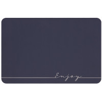 Килимок ARDESTO Vigor з нековзною основою 40х60см, поліестер, сірий темний