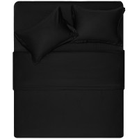 Підковдра ARDESTO Mix&Match Premium, 200х220см, 100% бавовна, сатин, чорний