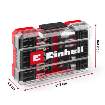 Einhell Біти, набір 42шт, HEX, PH, PZ, Torx, 50мм, кейс