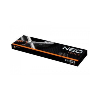 Ключ балонний Neo Tools, 1/2", головки 17,19мм, тримач прогумований Ключ балонний Neo Tools, 1/2", головки 17,19мм, тримач прогумований