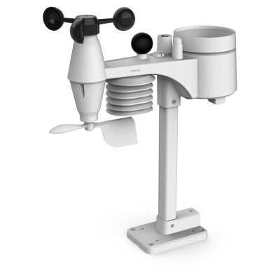 Метеостанція Sencor, внутр/зовн вимірювання, від мережі/CR2032x1+AAx3, темп-ра, вологість, час, прогноз погоди, атмосферний тиск, шв. вітру, чорний Метеостанція Sencor, внутр/зовн вимірювання, від мережі/CR2032x1+AAx3, темп-ра, вологість, час, прогноз погоди, атмосферний тиск, шв. вітру, чорний