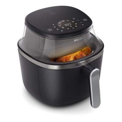 Philips Мультипіч Ovi XL Series 3000, 2000Вт, чаша-7.2л, сенсорне управл., 16 авто. програм, з віконцем, пластик, чорний