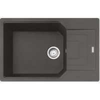 Мийка кухонна Franke Urban, фраграніт, прямокутник, з крилом, 780х500х220мм, чаша - 1, врізна, оборотна, UBG 611-78 XL, сірий сланець