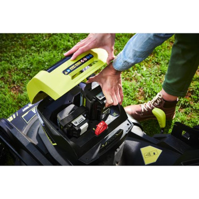 Газонокосарка акумуляторна Ryobi RY36LMXSP53A-160 самохідна MAX POWER 36В акб 1х6А·год дека 53см 70л 20-100мм 3в1 LED-фари до 3200м.кв (5133005802)