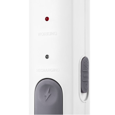 Електричний знищувач комах ARDESTO, сітка 3000 В, акум. 1200 мА•год, USB micro-B > USB-A, білий