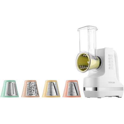 Мультирізка Sencor стаціонарна, 150Вт, 5 насадок, білий Мультирізка Sencor стаціонарна, 150Вт, 5 насадок, білий