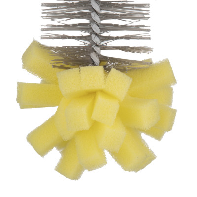 Щітка для миття пляшок з губкою ARDESTO Solid 34х5см, пластик, блакитний