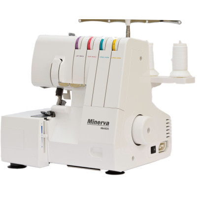 Оверлок MINERVA M840DS, 105Вт, 8 оп., (4, 3-х ниткові шви), білий Оверлок MINERVA M840DS, 105Вт, 8 оп., (4, 3-х ниткові шви), білий