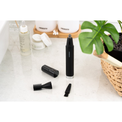 Тример ARDESTO TR-PWP, для носа і вух, сталь,USB-C > USB-A, чорний