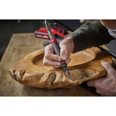 Шліфмашина шліфувально-гравірувальна акумуляторна Einhell TE-MT 18/34LI-Solo PXC 18В 5000-34000об/хв гнучкий вал 92см 1.4кг без АКБ та ЗП