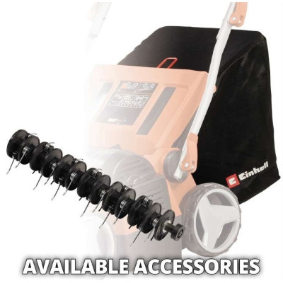 Einhell Аератор-скарифікатор акумуляторний GE-SC 36/35 Li - Solo 36В 35см безщітковий ножи 16шт 9.94кг (без АКБ та ЗП)