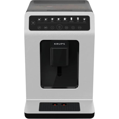 Krups Кавомашина Evidence Eco-Design 2.3л, зерно, автомат.капучинатор, LED - дисплей, аторец. - 8, сенсор.керування, чорно-білий