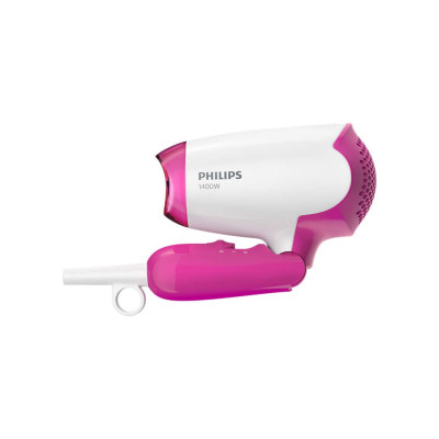 Фен Philips DryCare Essential дорожній, 1400Вт, 2 режими, хол. обдув, рожевий Фен Philips DryCare Essential дорожній, 1400Вт, 2 режими, хол. обдув, рожевий