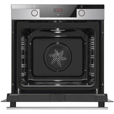 Духовка электр. Hansa, 60см, 77л, A,  гриль, емаль легкого очищення, диспл., нержавіюча сталь Духовка электр. Hansa, 60см, 77л, A,  гриль, емаль легкого очищення, диспл., нержавіюча сталь