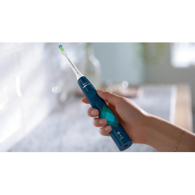 Щітка зубна електр. Philips, Sonicare 4100 Series, 31т. колив/хв, насадок-1, синій